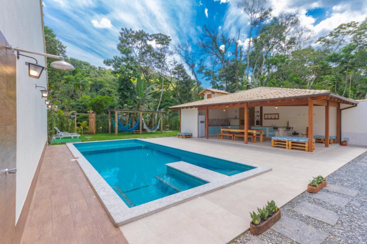 Casa em vila com piscina e acesso à cachoeira Araquari Exterior foto